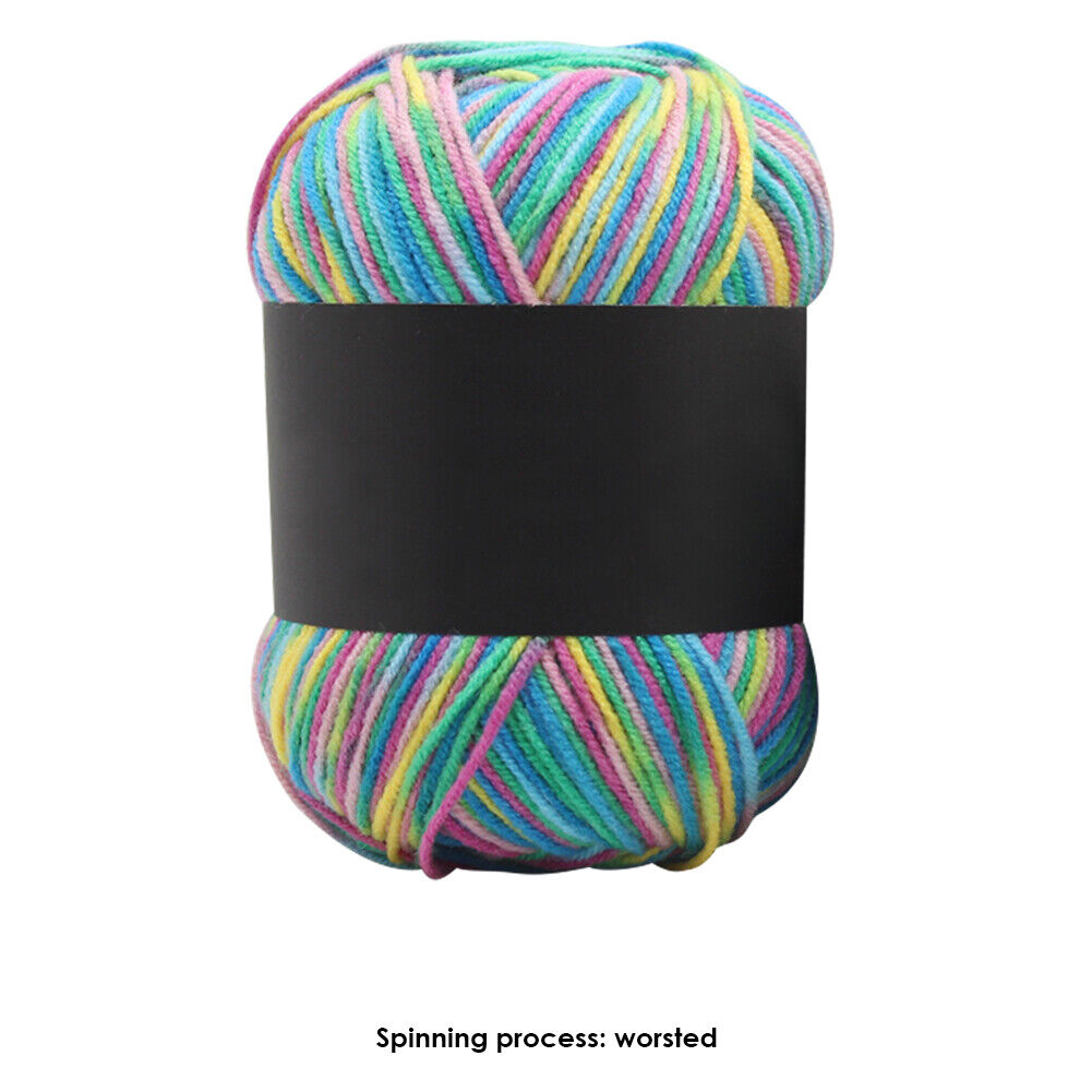 Gradient Color Milk Cotton Yarn Scarf Sweater Crochet Knitting Yarn (Q)