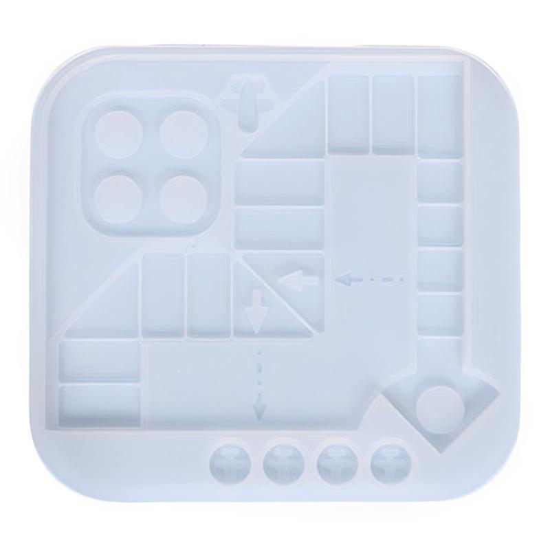 Game Silicone Mold Flying Chess Pieces Epoxy Casting Mold Decor Tool Family