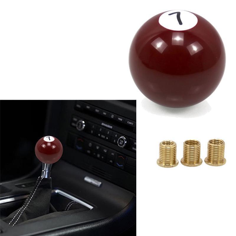 Manual Stick Gear Shift Knob Transmission Gearstick Ball Shape for Universal Car