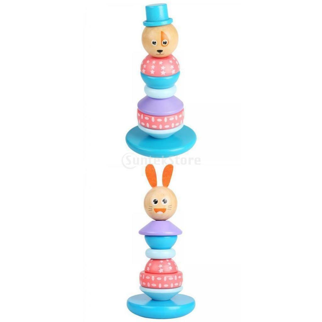 2 Pieces Stacking Puzzles  Sorting Rings Interactive Creative