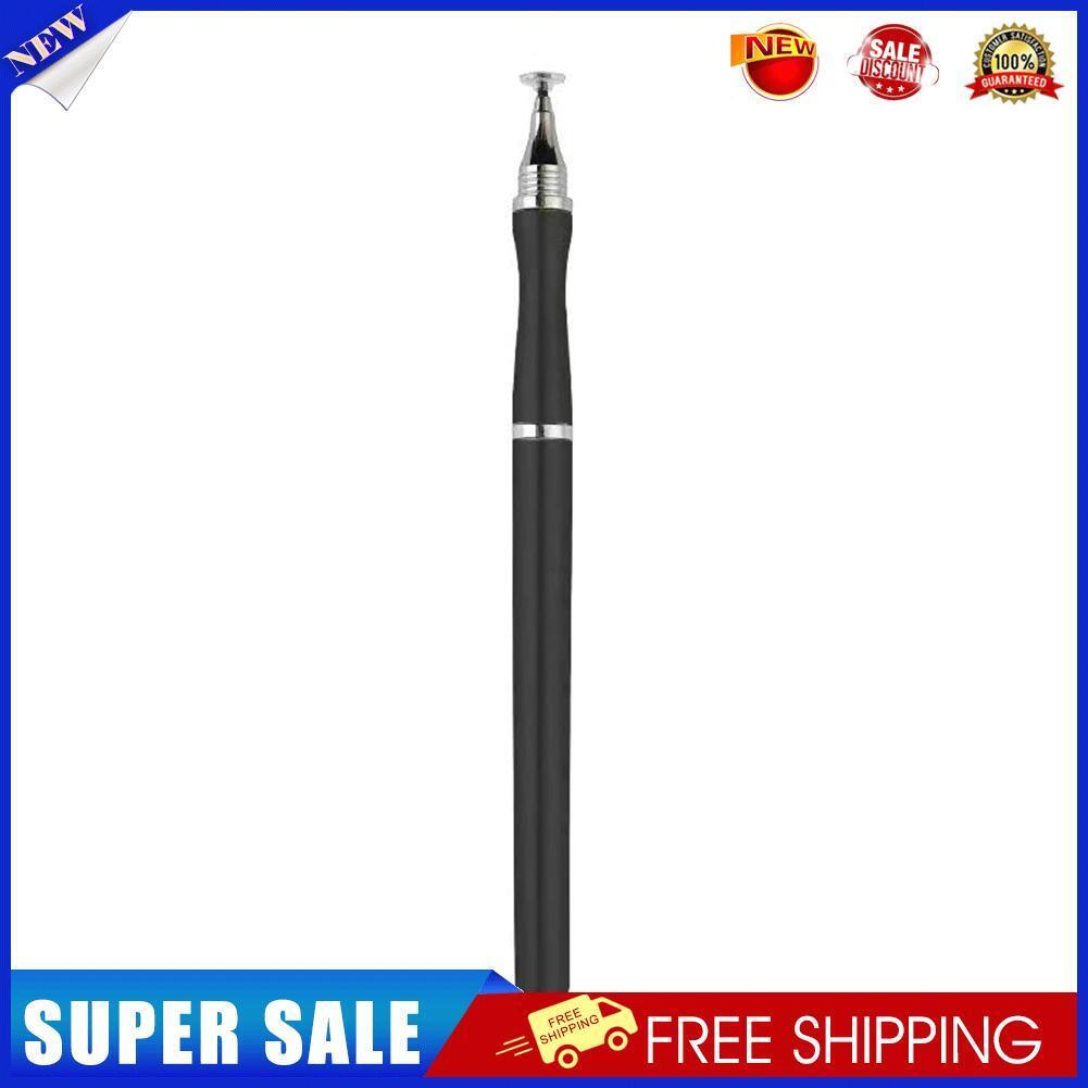 Dual-Head Mobile Phone Stylus Pencil Touch Screen Tablet Smooth Pen (Black)