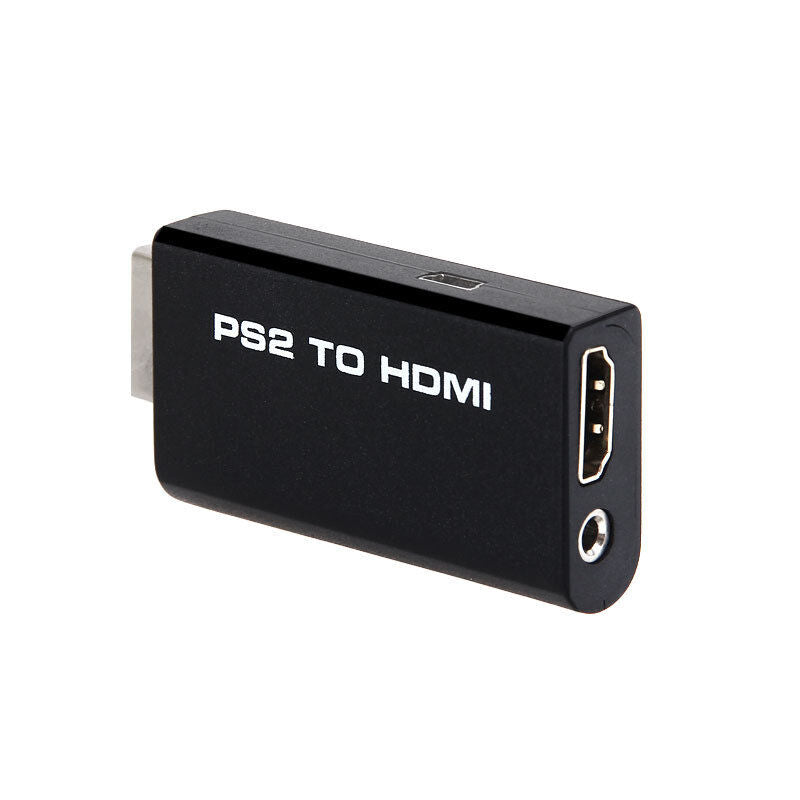 PS2 to HDMI Audio Video Converter Adapter w/ 3.5mm Audio Output HDTV Monitor