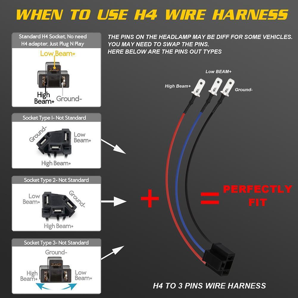 7x6/ 5x7 inch 300W LED Headlight Rectangular Hi-Lo DRL for Car Truck SUV