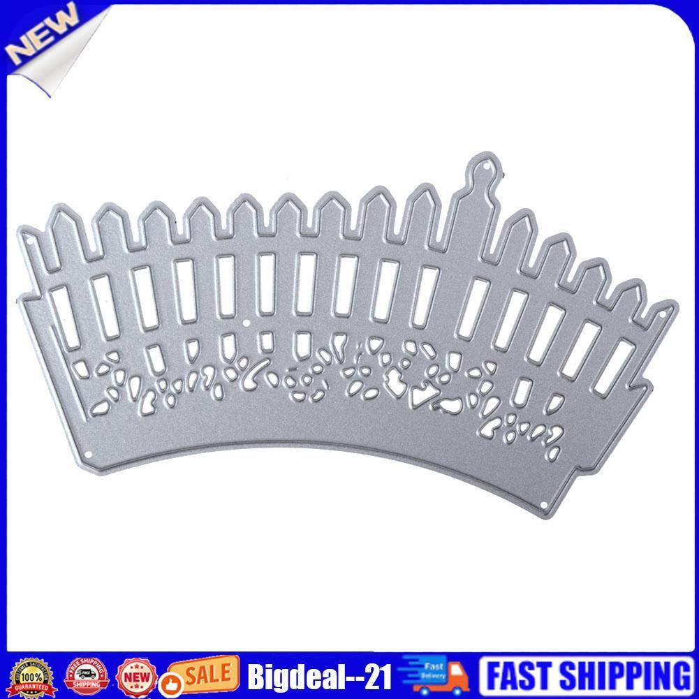 Fence Cake Cutting Dies Stencils Scrapbook Embossing DIY Craft Album Card