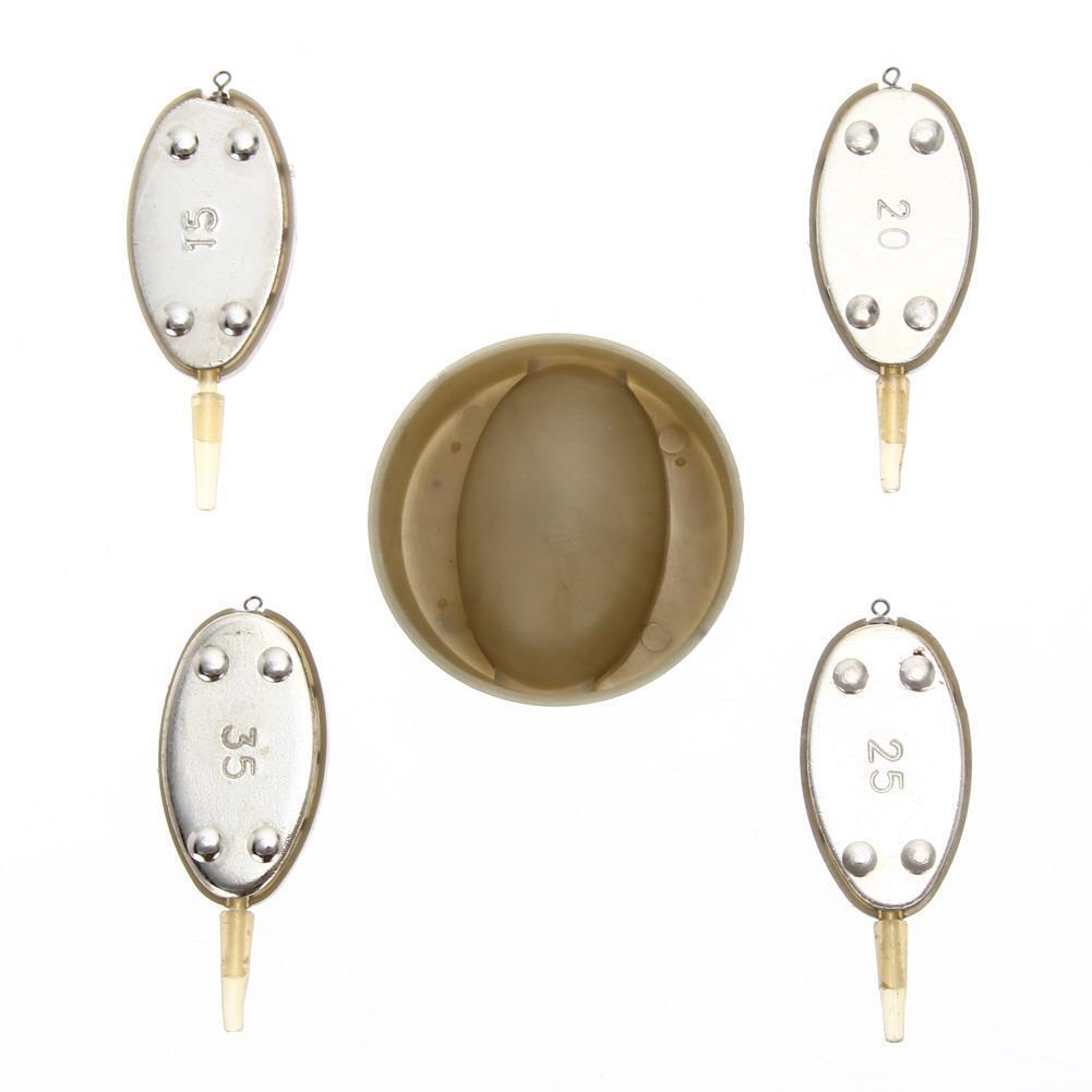 Method Feeder (15g,20g,25g,35g) Sinker Quick Release Mould set for Fishing