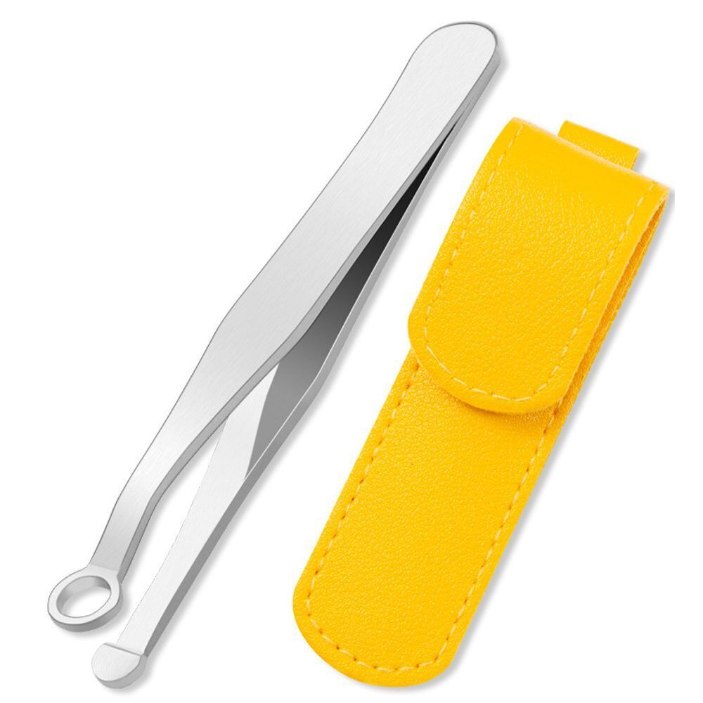 Steel Multifunction Round-tipped Trimming Nose Hair Clip Nose Hair Tweezers