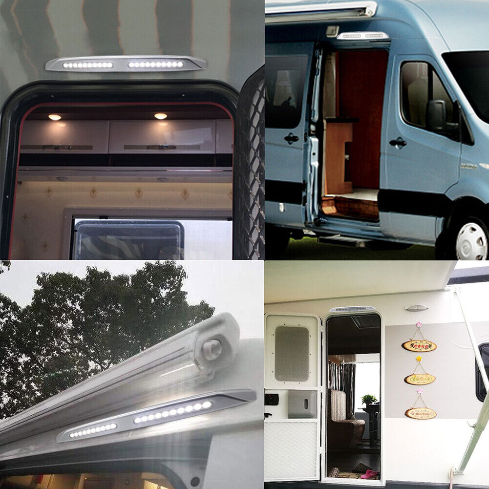 Waterproof 12V Caravan LED Awning Porch Light Camper Trailer Exterior Lamp