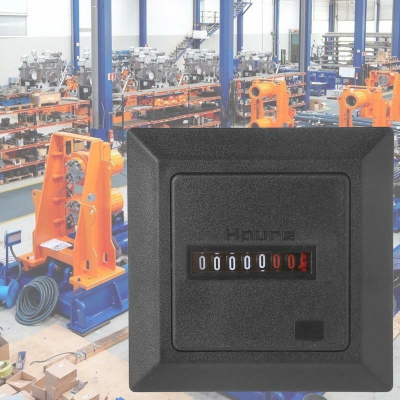 Timer Square Counter Digital 0-99999.99 Gauge 0.3W AC220-240V 50/60Hz AC Hour