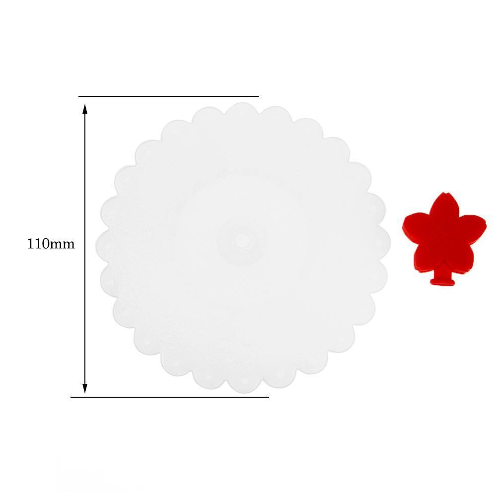 Multi-function Silicone Dust-proof Bowl Cover Leak-proof Cup Lid (Red 11cm)