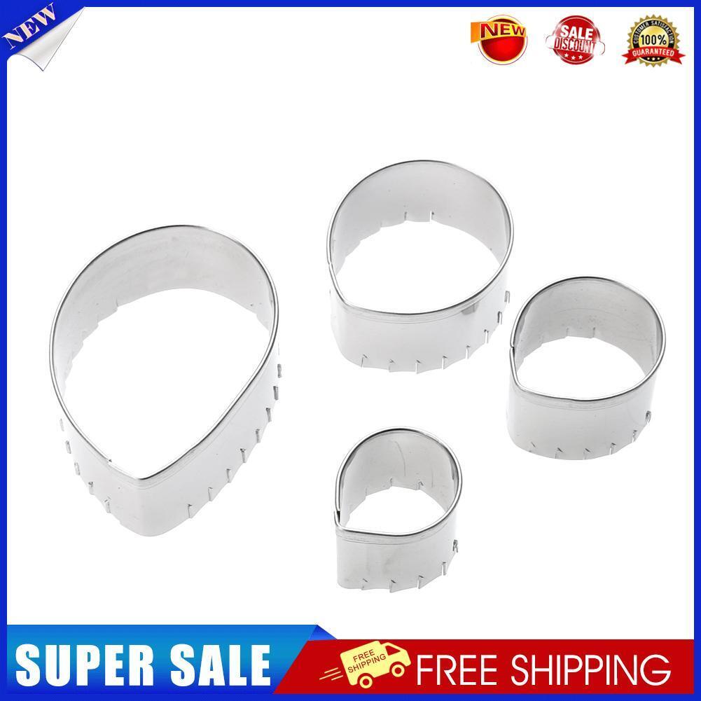 Rose Cutter Set Stainless Steel Fondant Molds Cake Decorating Moulds