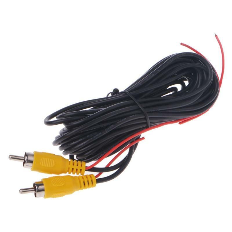 RCA Male To Male AUX Audio Video AV Cable For Car Rear Camera DVD CD Player TV