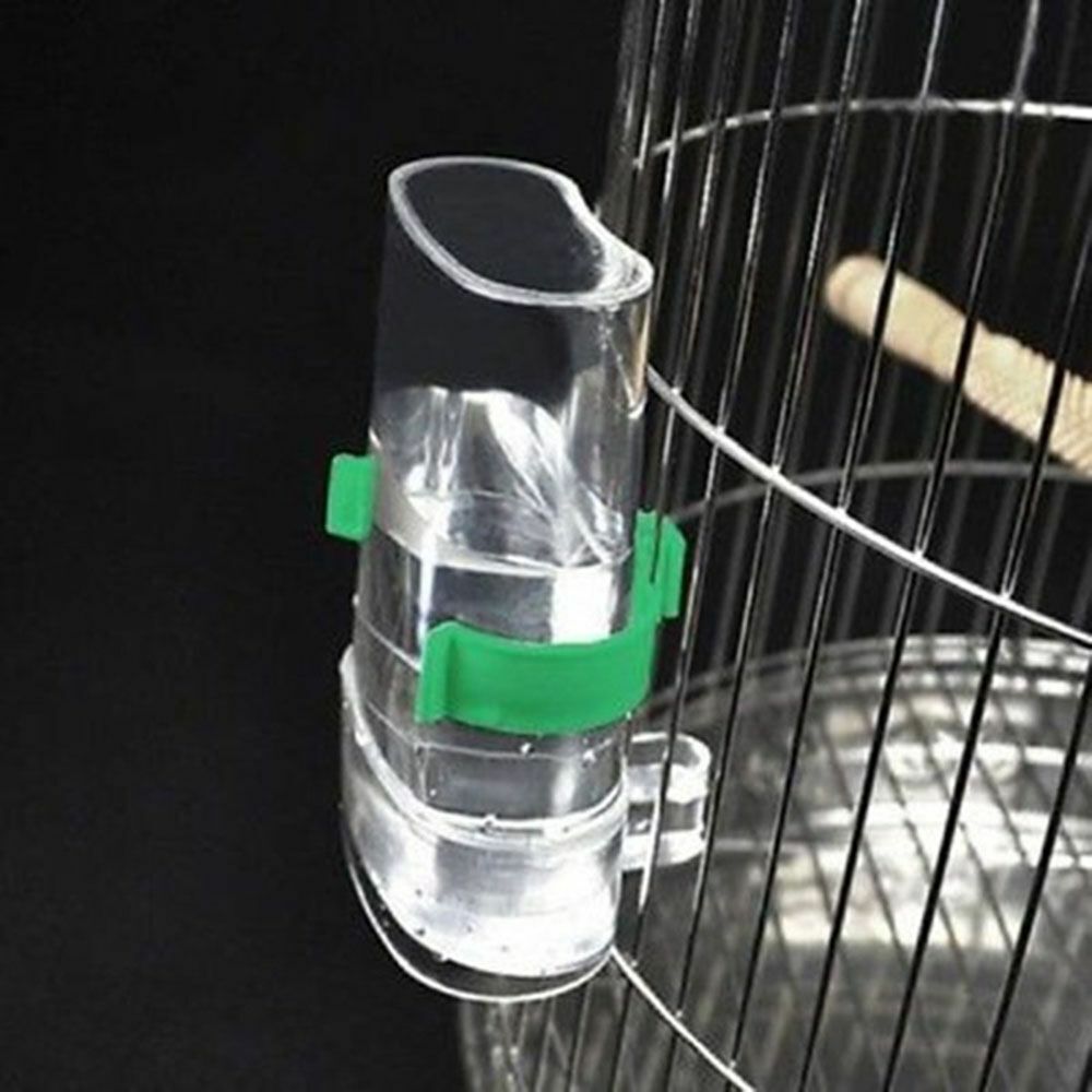 Water Bottle Cockatiel Cage Parakeet Water Dispenser Bird Food Feeder Automatic