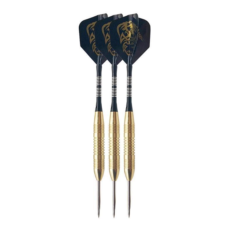 Steel Tip Darts 14 Pcs Sets Nonslip Brass Barrel Aluminum Shaft Dart Shafts Flig