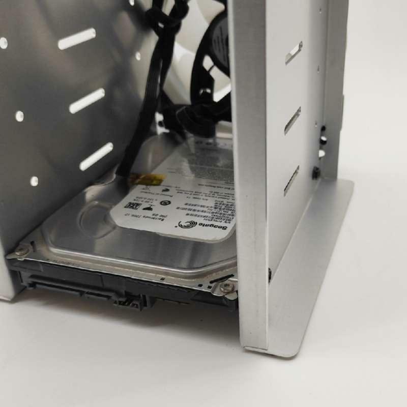 10 Bay Hard Drive Cage 3.5in Rustproof Hard Drive Tray Rack Aluminum Alloy