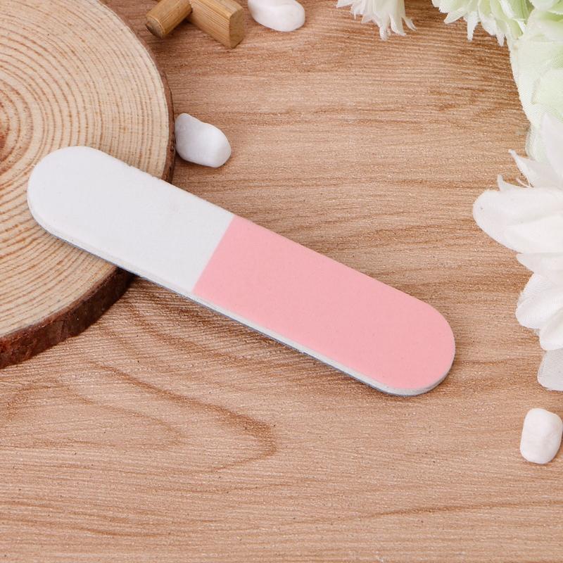 Portable Mini Nail Polisher Three Sided Professional Grit Art Manicure Tool