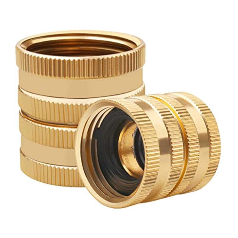 Solid Brass Garden Hose 3/4inch Garden Hose Connector Female to Female