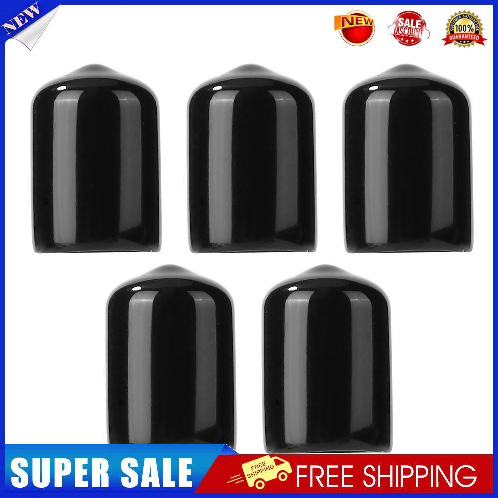 5pcs Plastic Pool Cue Tip Protector Club Pub Snooker Accessories (12mm)