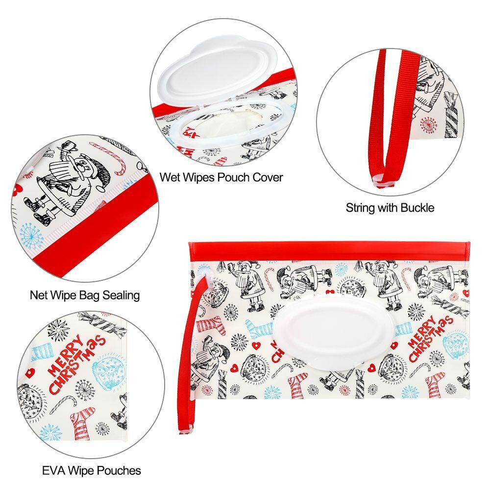 Strap EVA Cleaning Wipes Case Baby Wet Wipes Box Wet Wipes Bag Wipes Container