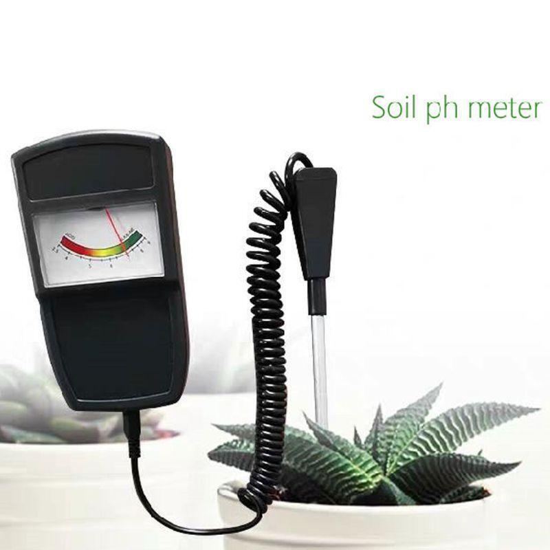 Houseplants Soil PH Detector Accurate Probe with 1m Cord Belt Clip No Battery