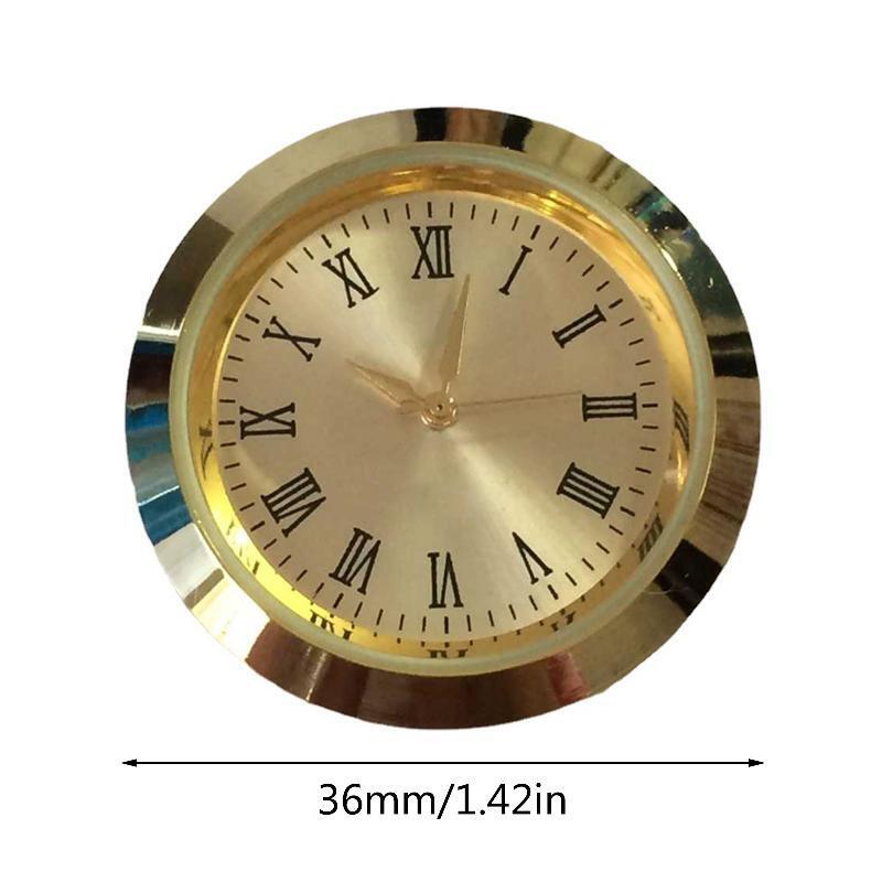 Clock Quartz Movement Round Clocks Head Insert Classic Clock Craft