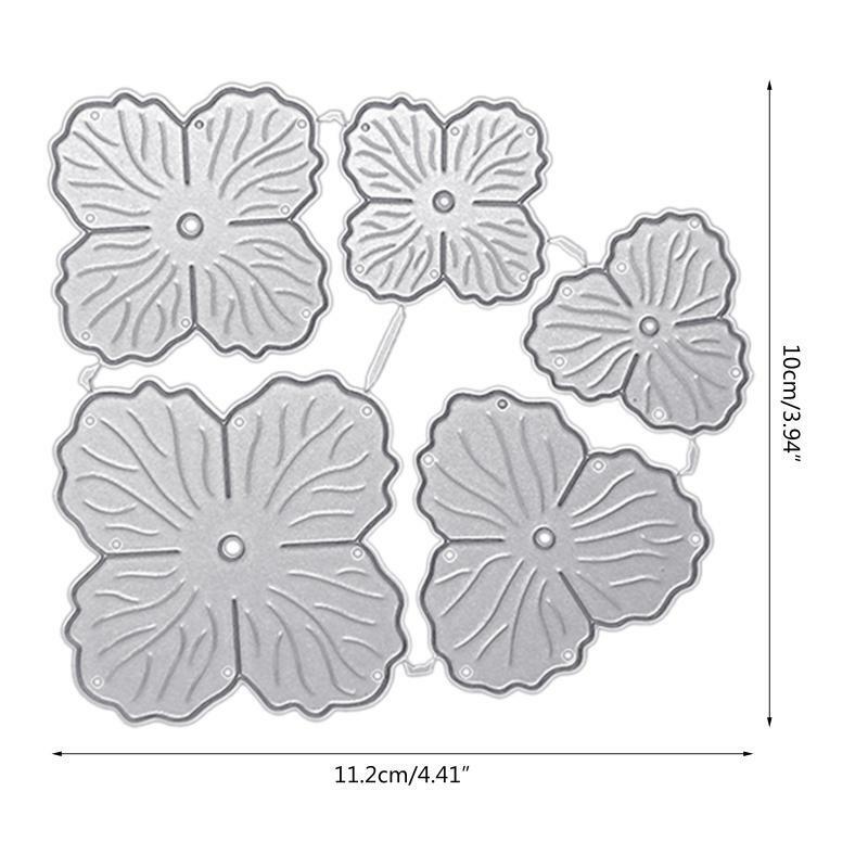Flower Metal Cutting Dies DIY Stamps Crafts Template Mold Stencils