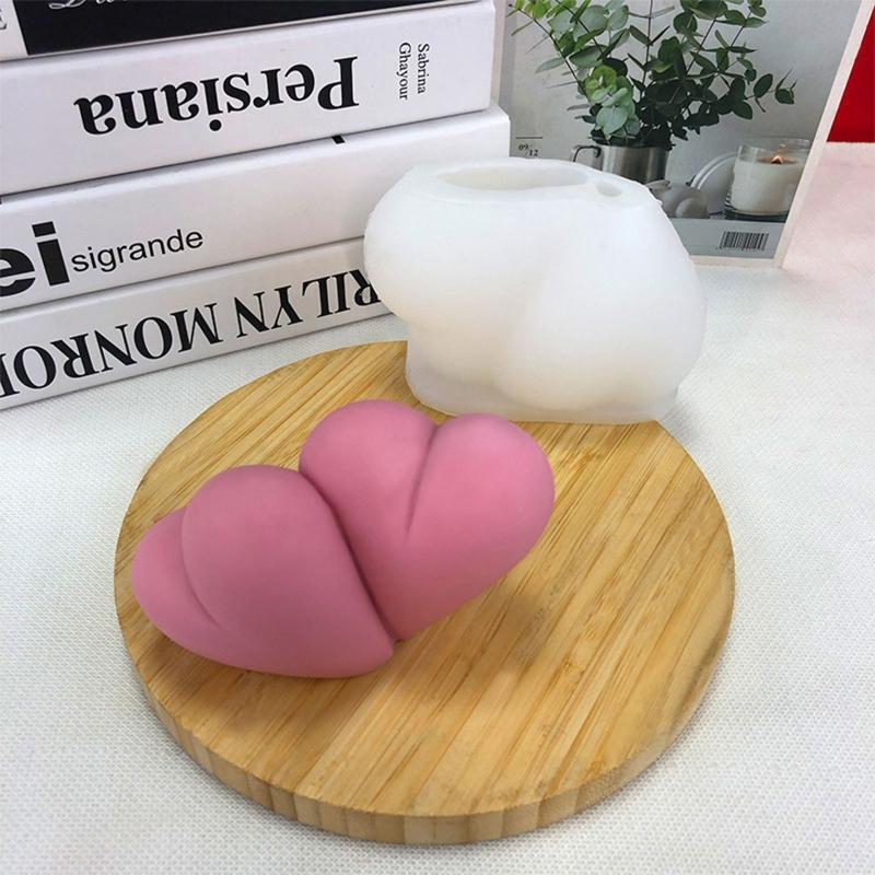DIY Candle Mold Aroma Gypsum Plaster Romantic Home Decoration Christmas Party