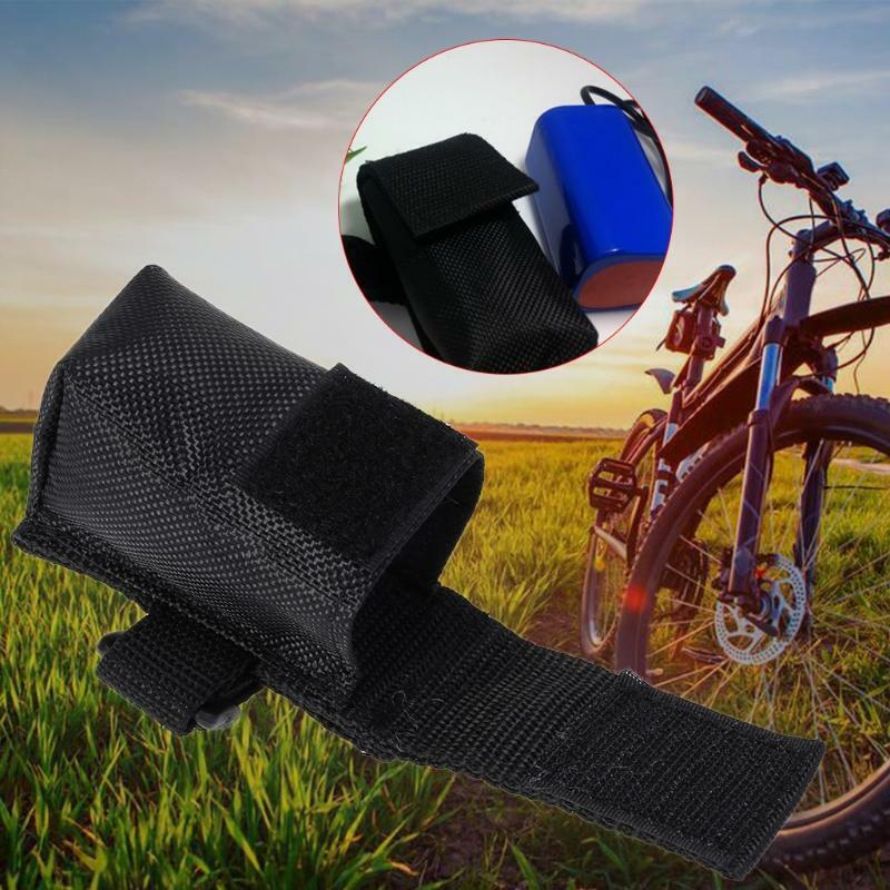 Bike Battery Bag Cycling Hunting Outdoor Sports Storage Flashlight Portable Case