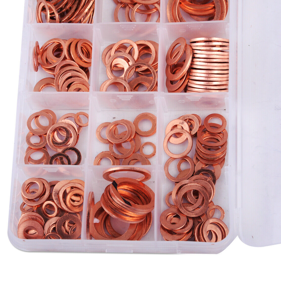 280x Assorted Engine Box Washer Solid Copper Sump Plug Seal Flat Ring Box Li