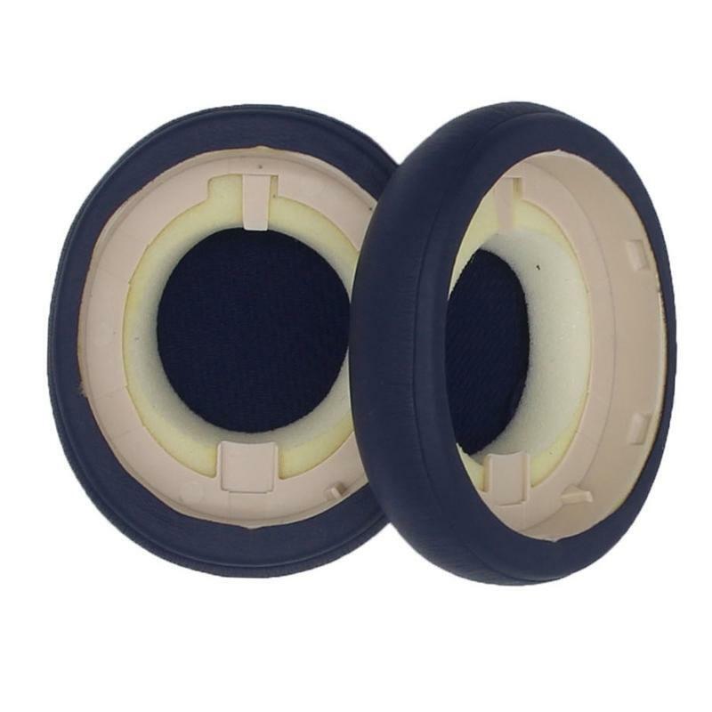 2pcs Protein Leather Ear Pads Cushion Repair for Elite 45h/Evolve 2 65 Headphone