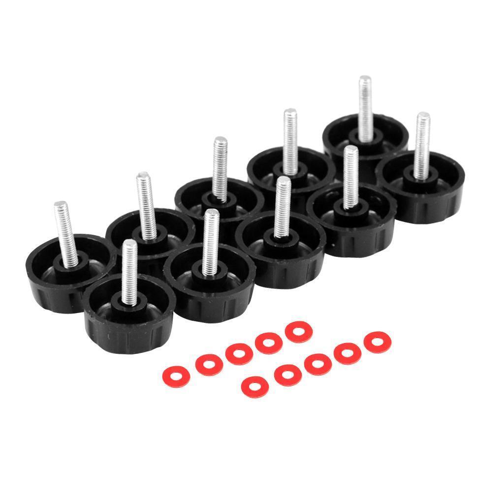 10x Spare Screws Nuts for Fishing  Reel Knob Power Handle Grip 2mm