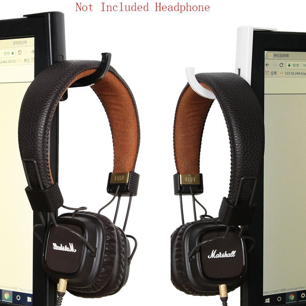 Household Plastic Stand Headphone Hook Monitor Holder Earphone Accessories