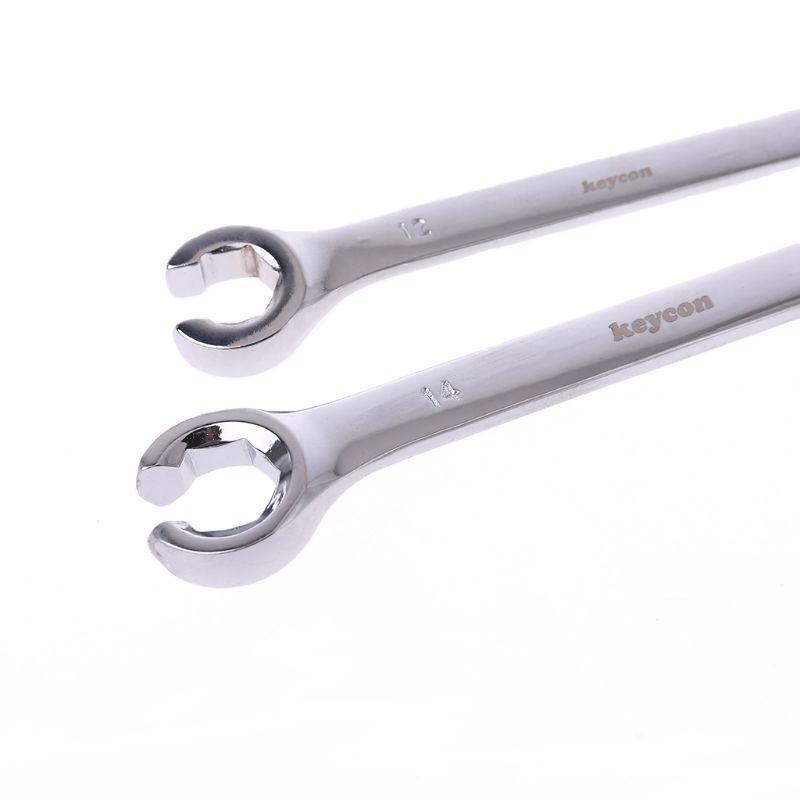 2Pcs Draper 10x12mm 12x14mm Brake Pipe Spanner Flare Nut Wrench Braking Tools