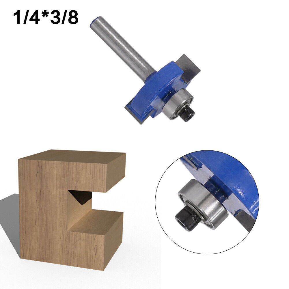 T-Sloting Router Bit with Bearing T Type Wood Slot Woodwork Milling Cutter