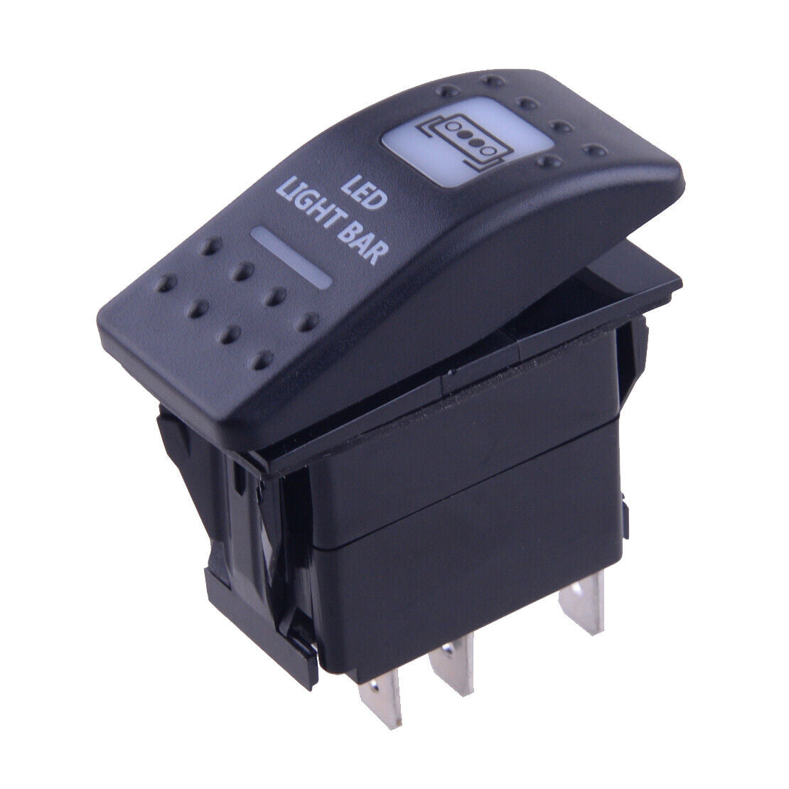 LED Light Bar Rocker Toggle Switch ON-OFF 5 Pins Fit For Marine Boat Cars RVs