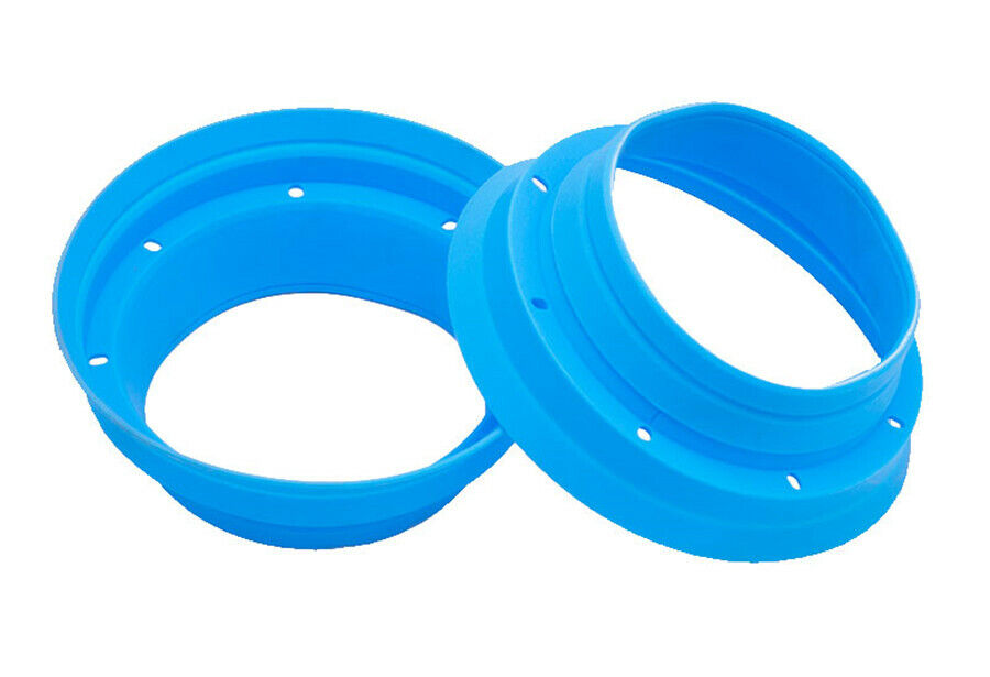 2pcs Car Speaker Baffle Waterproof Silicone Cover for 6.5 Inch Coaxial Speakers