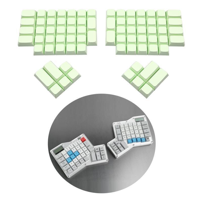 76 Keys PBT Keycap XDA Profile Not Engraving Key Cover for Ergodox MX Switches