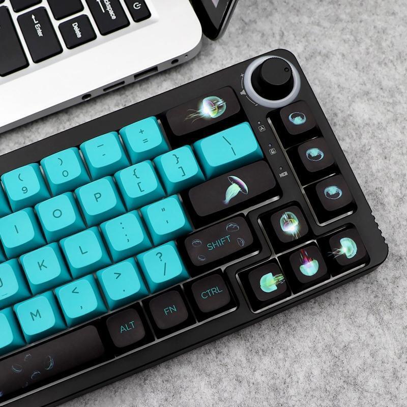 141 Key XDA Profile Keycap PBT DYE-SUB Personalized Jelly fish Backlight Keycap