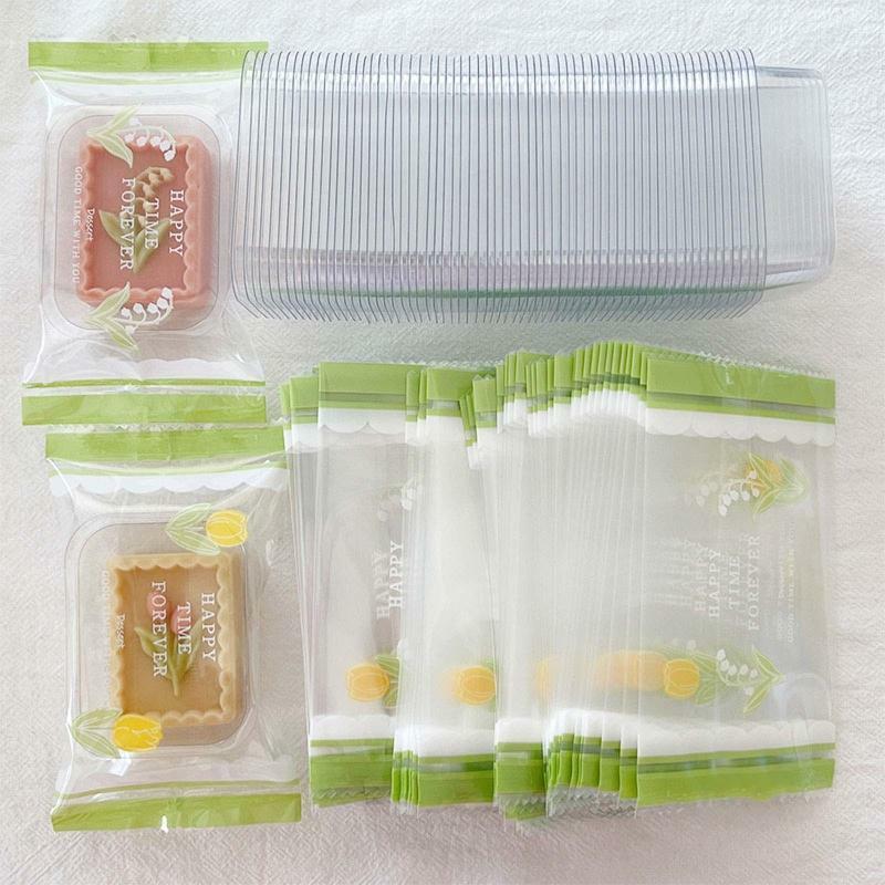 30g Cute Flower Shape Pastry Moulds Mooncake Molds Mooncake Mould Baking Gadgets