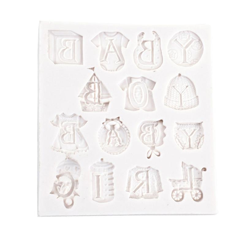 Chocolate Candy Mold Cartoon Baby Dummy-Bottle Shape Mold DIY Reusable BPA Free