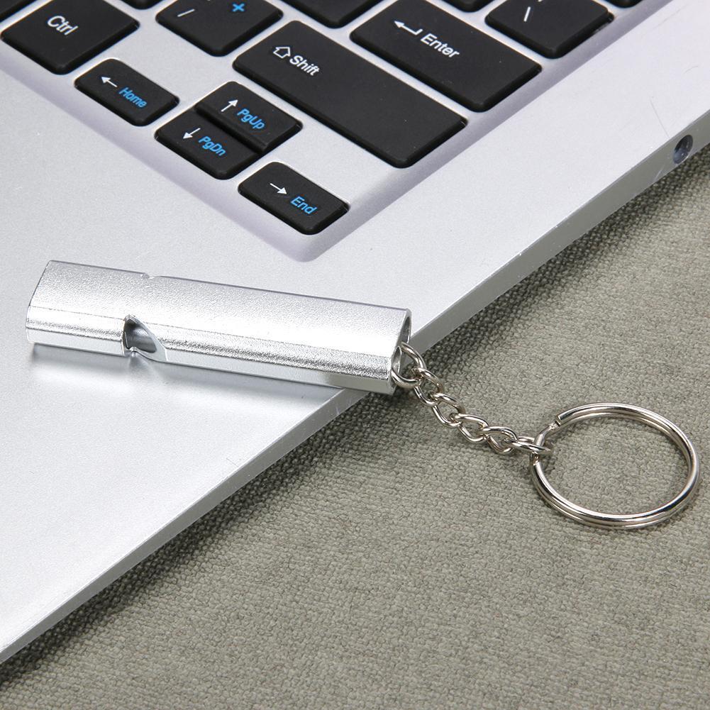 Outdoor Camping Hiking Tool Aluminum Alloy Emergency Survival Whistle