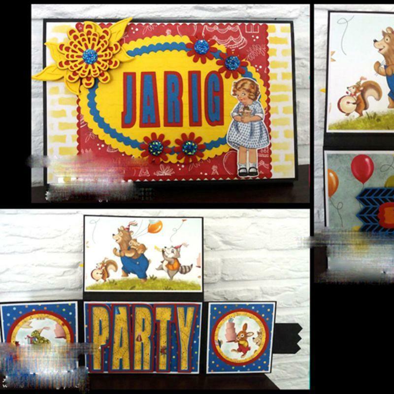Alphabet DIY Cutting Dies Metal Stencil Scrapbooking Die Cuts Paper Card Decor