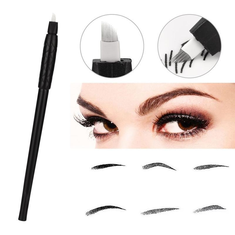 Disposable Tattoo Pen Semi-permanent Makeup Tattoo Eyebrow Eyeliner Microblading
