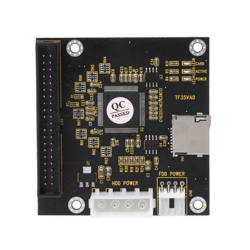 SD SDHC Memory Card TF IDE 3.5 40 Pin Male IDE Hard Disk Drive Adapter Converter