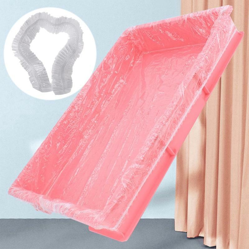 10Pcs/Set Rabbit Cage Liners Disposable Large Plastic Mat Films for Bunny Rats