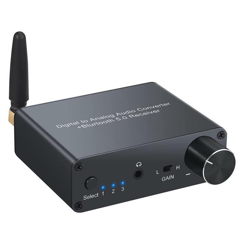 Digital to Analog Support One Optical Fiber and One Coaxial Interface Input