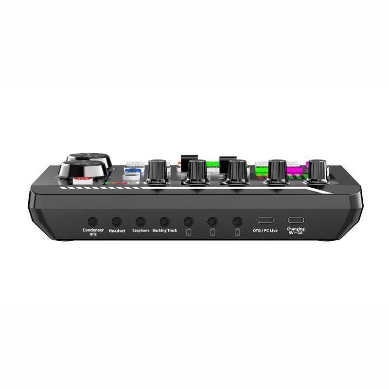Audio Mixing Console Amplifier F998 Sound Card Microphone Sound Mixer Sound Card