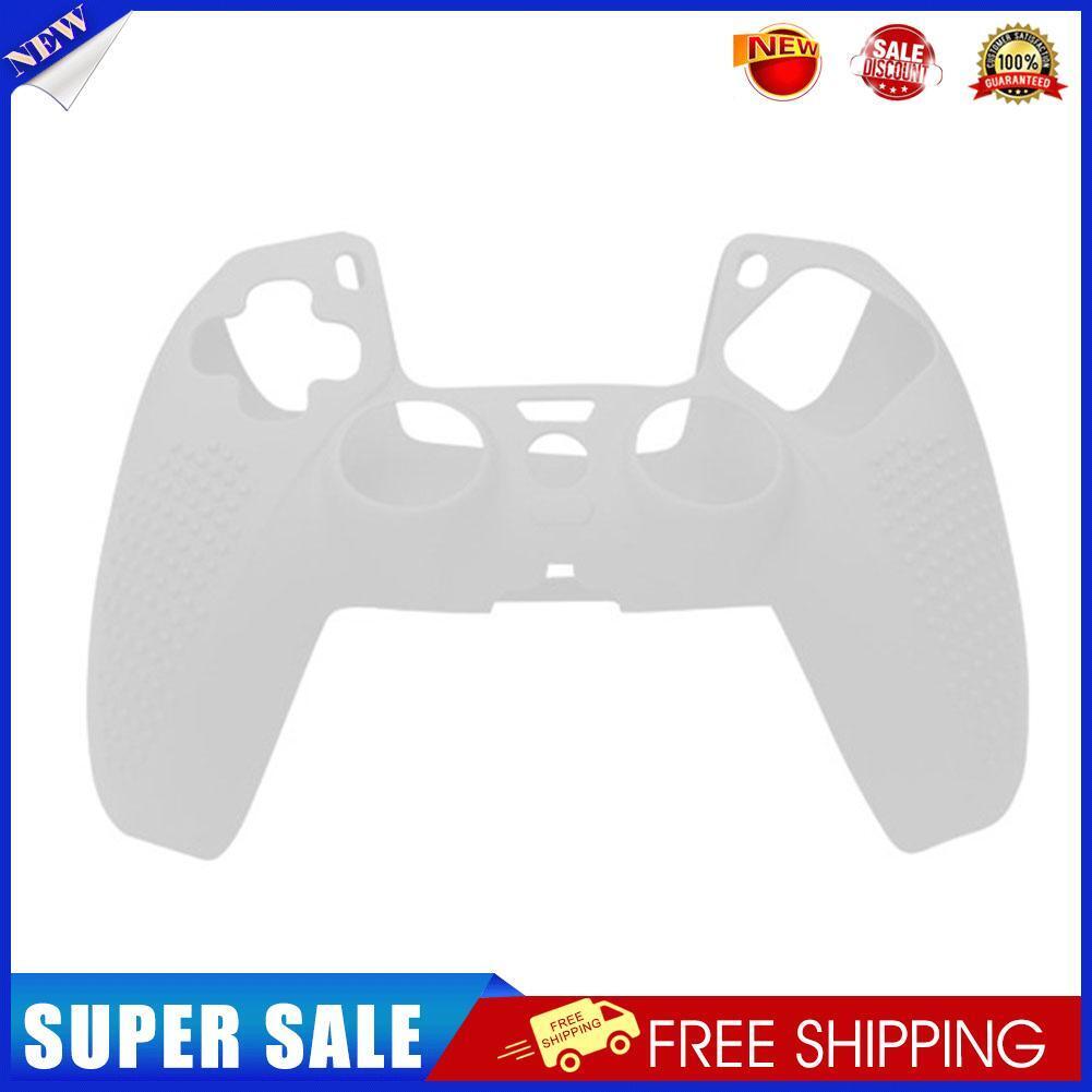 Cover for DualSense Non Slip Soft Silicone Case for PS5 Controller (White)