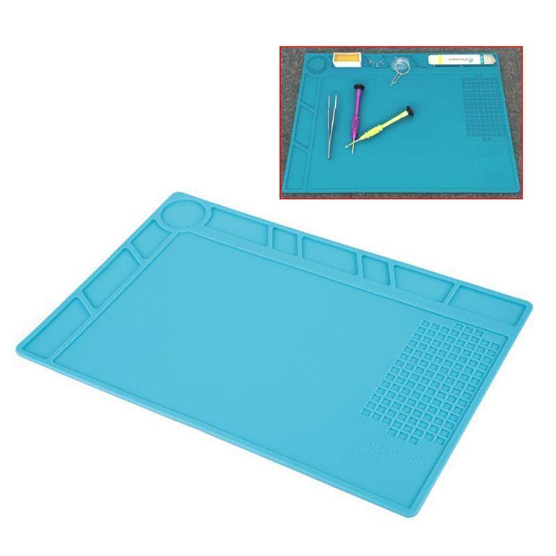 Watch Repair Pad Work Soldering Station Heat Resistant Mat Clock Non-slip Mats