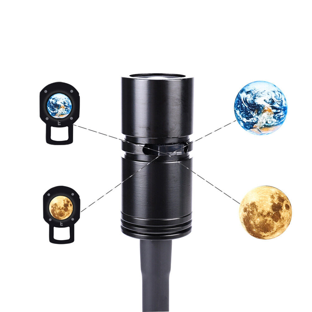LED Moon Earth Projector Lamp Photo Atmosphere Bedroom Rotating Night Light
