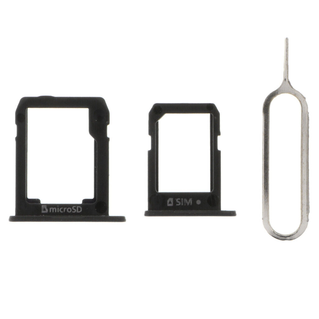 SIM Tray + Card Slot Tray Holder for Tab S2T810T815-Black